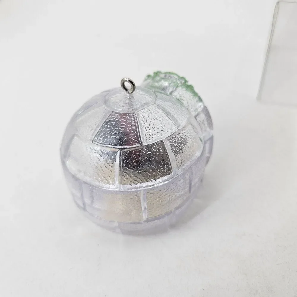 Vintage 1981 Hallmark Keepsake Ornament Igloo Boy & Husky Dog Christmas Holiday